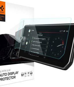Spigen Tempered Glass Screen Protector [GlasTR Slim] designed for GMC Sierra (2025-2022), Chevrolet Silverado(2025-2022) 13.4 inch Dashboard Touchscreen - Matte/Anti Finger Print